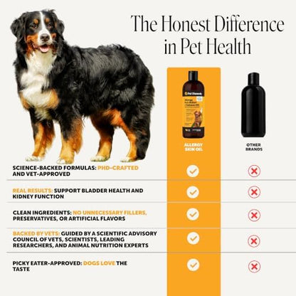 Pet Honesty Anti-Itch Salmon Oil, Itchy Skin Relief, 16 oz
