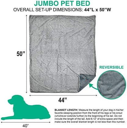 Sport Pet Jumbo Gray Blanket