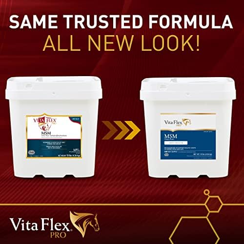 Vita Flex MSM Ultra Pure Joint Supplement for Dogs, Horses & Cats, 10 lbs