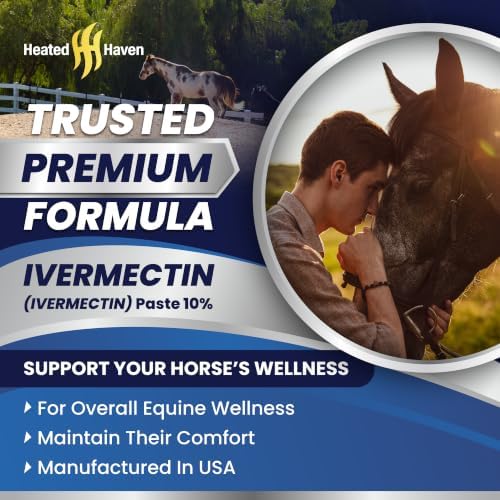 Premium Horse Paste Gel 10% High Strength – 2 Pack Oral Syringes – Apple Flavored – Easy Adjustable Dosing – 6.08g Each – USA Made – Equine Use Only