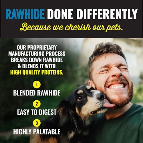 etta says! Premium Crunchy 7" Rabbit Dog Chews - Grain-Free Dog Treats, Good for Teeth, Easy to Digest - Made in The USA (20 Count Pack of 1)