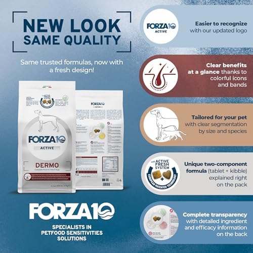 Forza10 - Dermo Dry Dog Food for Itchy Skin & Coat Support, 8.8 lb