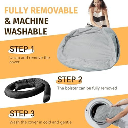Waterproof Orthopedic Dog Bed for Medium Dogs, Silver