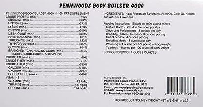 Pennwoods Body Builder 4000 Horse Weight Gain Fat Conditioner, 25 lb