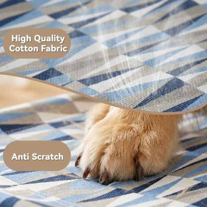 Raised Elevated Dog Bed, Lifted Cooling Stainless Steel Pet Dog Cot, Medium