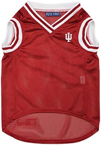 Pets First NCAA Basketball Pet Jersey INDIANA HOOSIERS Dog Jersey, Large (IND-4020-LG)