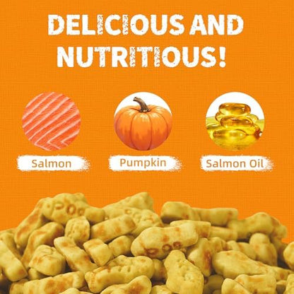 Just Try Pumpkin Cat Treats Salmon Flavor, 13.4 oz