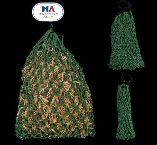 Majestic Ally 2”x2” Holes Highly Durable Very Sturdy 36" Hay Net with for Horses, Goat etc.