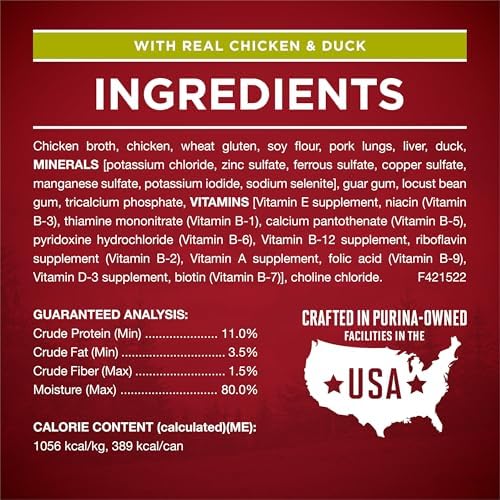 Purina ONE True Instinct Variety Wet Dog Food, Tender Cuts, (12) 13 oz Cans