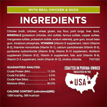 Purina ONE True Instinct Variety Wet Dog Food, Tender Cuts, (12) 13 oz Cans