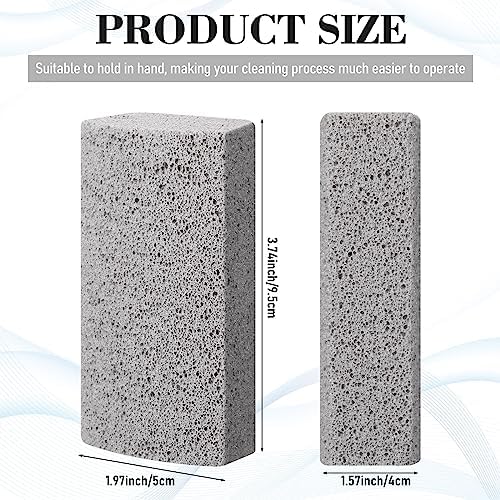 Loopeer 2 Pcs Pet Hair Remover Pumice Stone for Dog Cat Hair Removal Cleaning Pet Fur Stone 6 Inch Dog Fur Cleaning Tool for Car Interior Bedding Carpet Couch Furniture(3.74 x 2 x 1.6 in)