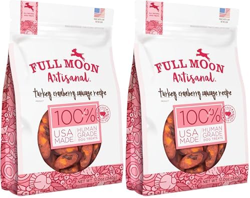 Full Moon Turkey Cranberry Sausage 12.0 oz (Pack of 2)