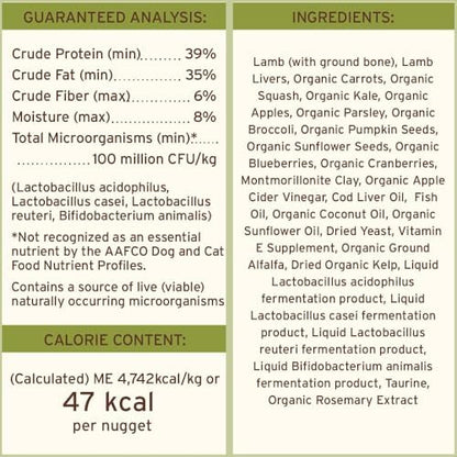 Primal Freeze Dried Raw Dog Food Nuggets, Lamb, 30 oz