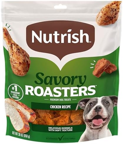 Nutrish Savory Roasters Dog Treats with Chicken, 30 oz. Pouch (Rachael Ray)