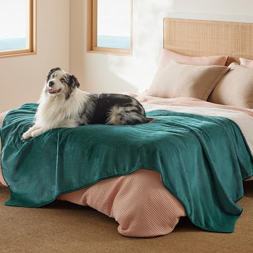 Bedsure Waterproof Blanket for Bed Soft Sherpa Fleece Throw,Twin 80"x60"