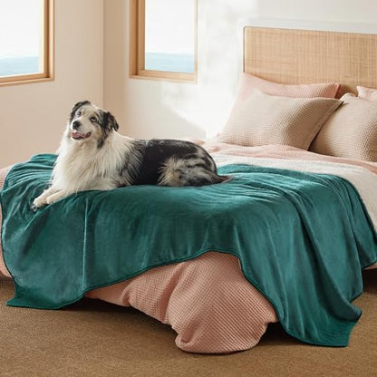 Bedsure Waterproof Blanket for Bed Soft Sherpa Fleece Throw,Twin 80"x60"