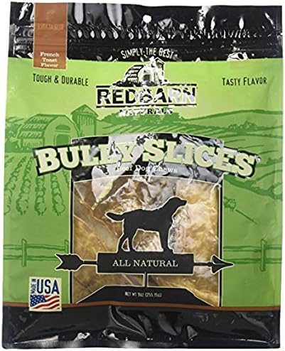 Redbarn Bully Slices for Dogs, Highly Palatable, Long-Lasting Natural Dental Treats with Functional Ingredients, 9 oz. (Pack of 4) - Variety Pack