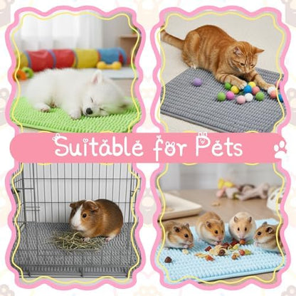 SHENLIU 8 Pcs Guinea Pig Cage Liner 16x12 Inch Rabbit Cage Liner Bedding