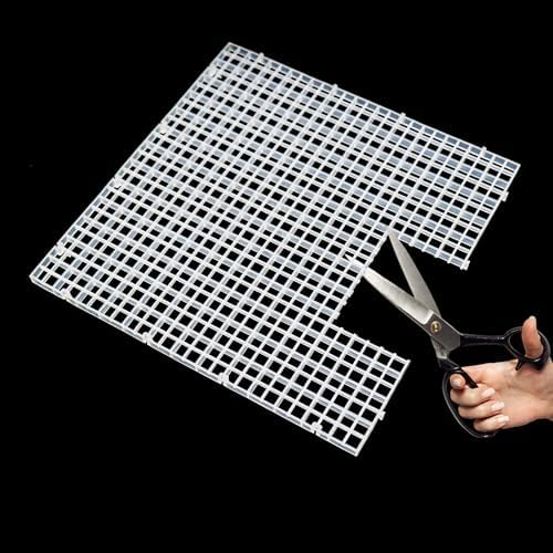 Aquarium Fish Tank Bottom Isolation 8 Pcs, Plastic Egg Crate
