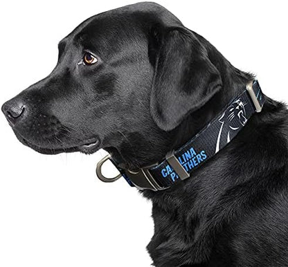 Littlearth NFL Detroit Lions Pet Premium Collar, Team Color, Small