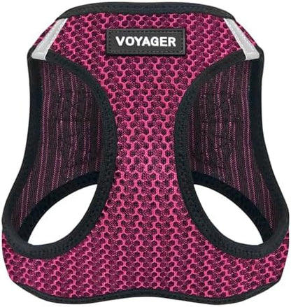 Voyager Step-in Air Dog Vest Harness - Fuchsia 2-Tone, Large