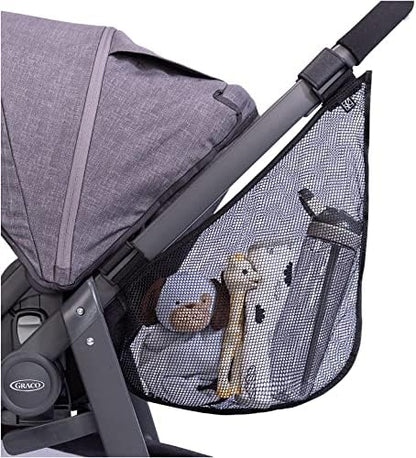 J.L. Childress Universal Side Sling Stroller Organizer & Caddy, Black