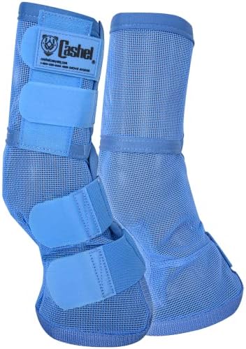 Cashel Crusader Horse Fly Leg Guards Warmblood Blue