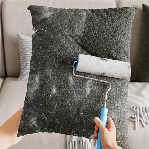 Large Surface Extra Sticky Lint Roller, 6.3''Wide Roller for Pet Hair