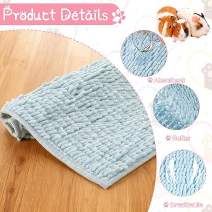 SHENLIU 8 Pcs Guinea Pig Cage Liner 16x12 Inch Rabbit Cage Liner Bedding