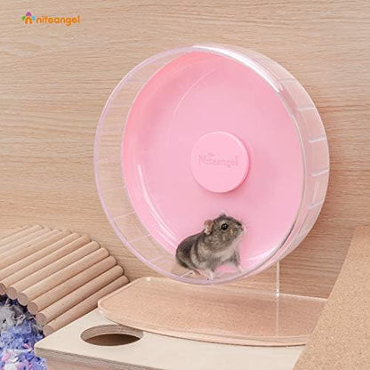 Niteangel Super-Silent Hamster Exercise Wheel: Quiet 8.2 inch Running Wheel