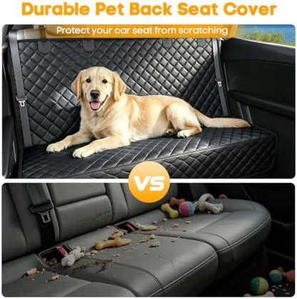 PETICON Waterproof Scratchproof Pet Bench Seat Covers for Cars, SUVs