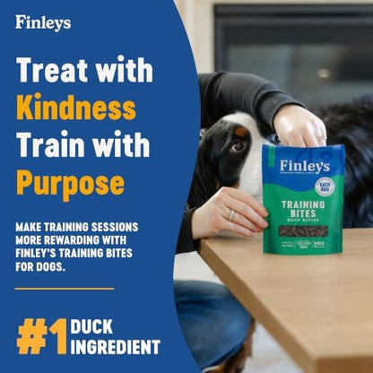Finley's Training Treats Duck Soft Low Calorie Dog Treats, 16oz, 6 Pack