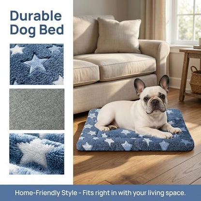 Dog Bed Mat - Reversible Dog Crate Bed Mats, Soft & Breathable Kennel Pad, Durable Crate Bed for Small Medium Large Dogs & Cats