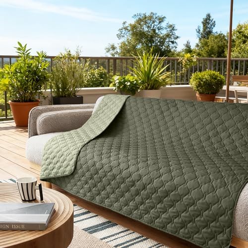 gogobunny Waterproof Pet Blanket for Bed, Washable Couch Cover for Dog Cat