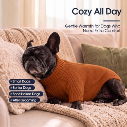 IECOii XL Dog Sweater, Winter Doggy Clothes for Medium Dogs Girl Boy