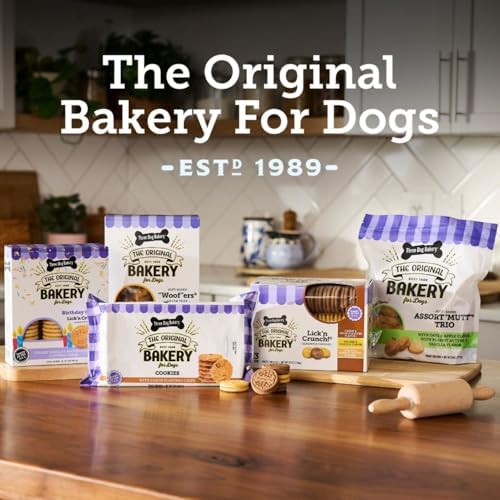 Three Dog Bakery Lick'n Crunch! Dog Treats - 13 oz - 6 Pack