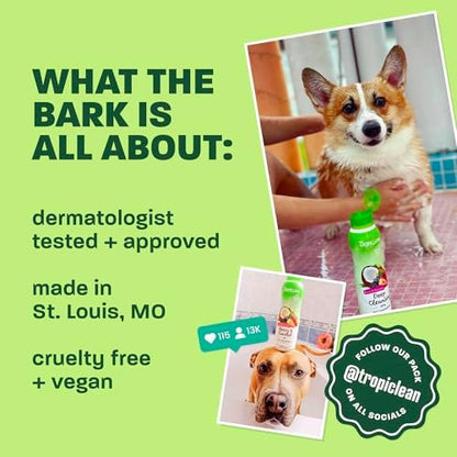 TropiClean Medicated Itch Relief Spray for Dogs, Instant Relief, 12oz