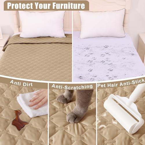Smiry Waterproof Dog Bed Cover Blanket, Reversible Pet Blanket