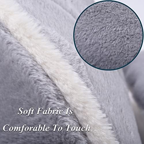 Cat Bed for Indoor Cats - Cat Cave Bed Cat House Cat Tent with Removable Washable Cushioned Pillow, Soft and Self Warming Kitten beds,Cat Beds & Furniture,for Small and Medium Pet Bed.