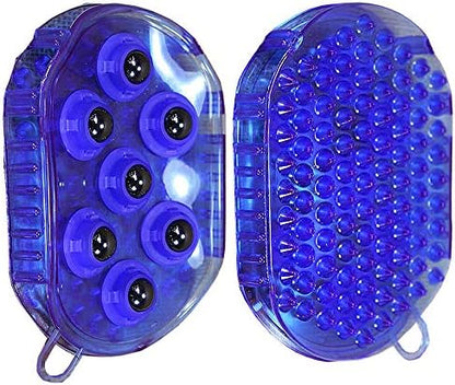 Tough-1 Rubber Jelly Massage Mitt Purple