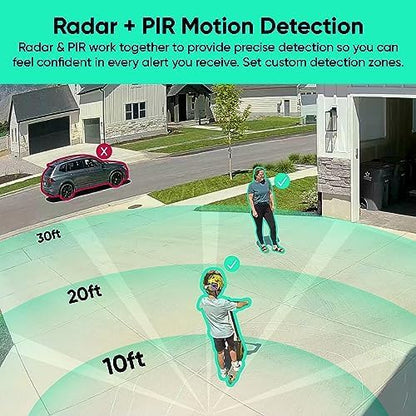 WYZE Wireless Outdoor/Indoor Battery Security Camera, 2.5K HDR Color Night Vision, Integrated Spotlight & Siren, Motion Detection, 2-Way Audio, Alexa & Google Assistant Compatible, Free Expert Support