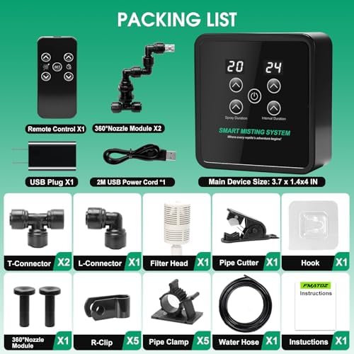 Reptile Mister Humidifier Reptile Mister System with Timer Auto