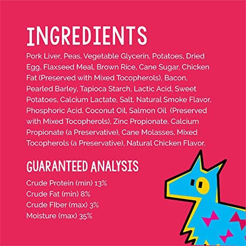 Crazy Dog Mini Train-Me! Training Treats 4 oz. Bag, Bacon Flavor, with 200 Treats per Bag, Recommended by Dog Trainers (Pack of 12)