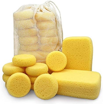 Premium Leather Care Synthetic Sponges 12pk, Horse Tack, Saddles Latex-Free