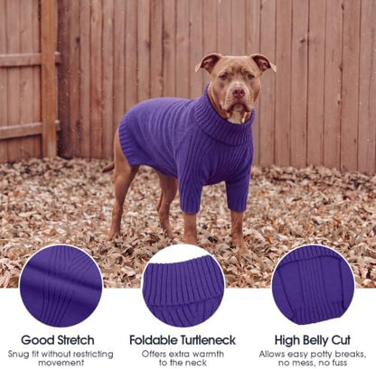 Great Dane Sweater,5XL Extra Large Sweater for Giant Breed Dogs in Winter