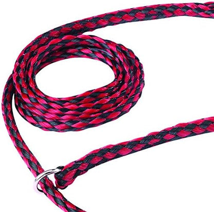 Guardian Gear Animal-Control O-Ring Slide Leads, 5' Long x ⅝" Wide, 12-Pack, Assorted Colors