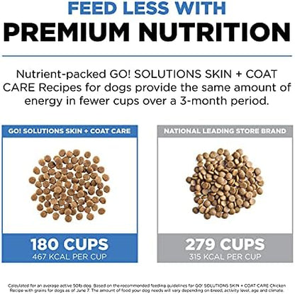 Go! Solutions Skin + Coat Care Chicken Dry Dog Food, 22 lb
