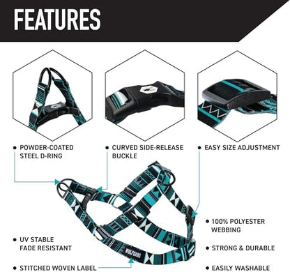 Wolfgang Venture Dog Harness Westernsky Print Medium