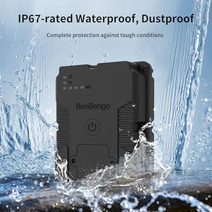 Magnetic GPS Tracker for Vehicles, Affordable Subscription, 5-Day Free Trial, Up to 7-Month Battery Life, Hidden Waterproof Real-time Tracker for Car, Trailer