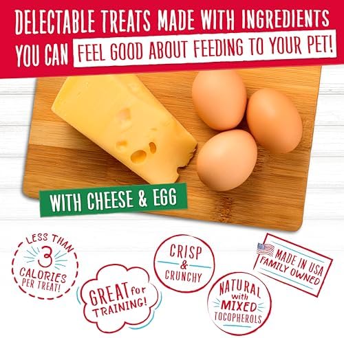 Charlee Bear Original Dog Training Treats, Cheese & Egg, 16 oz